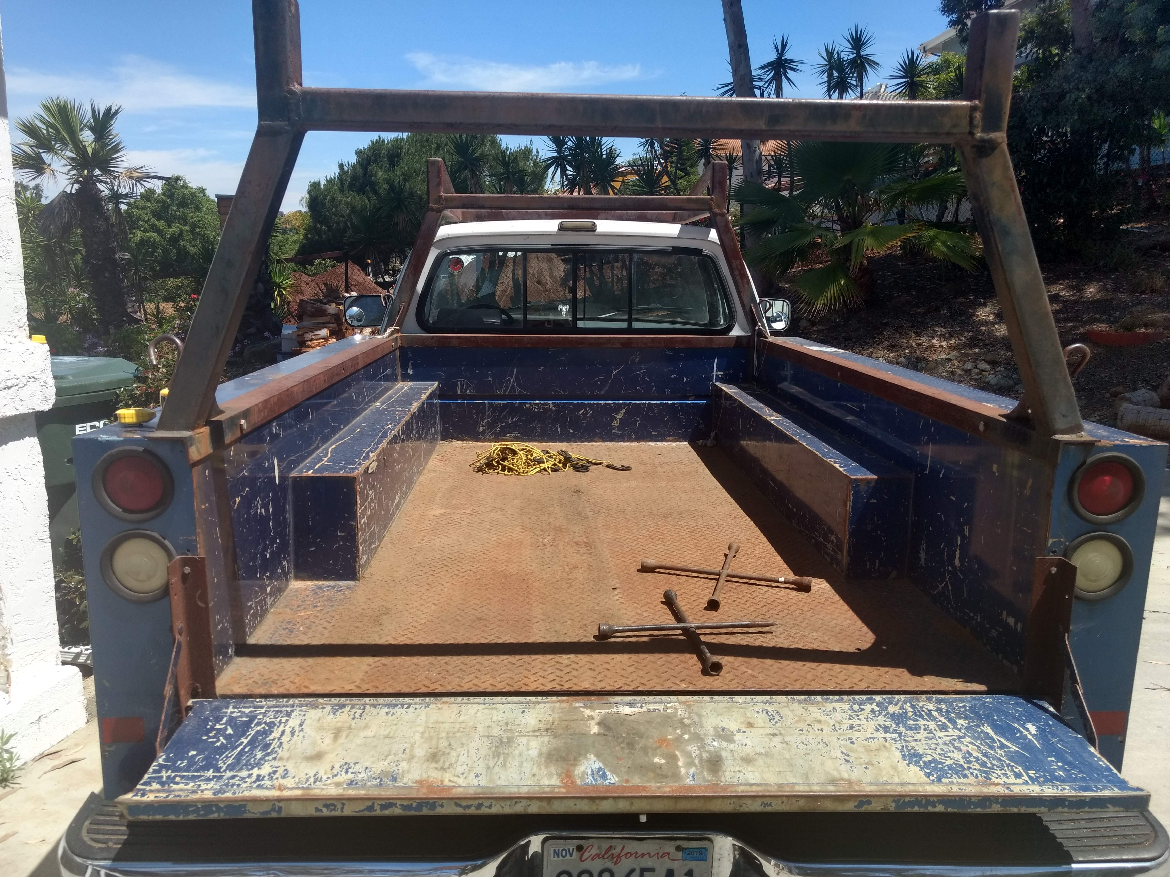 Utility Bed — Rear View